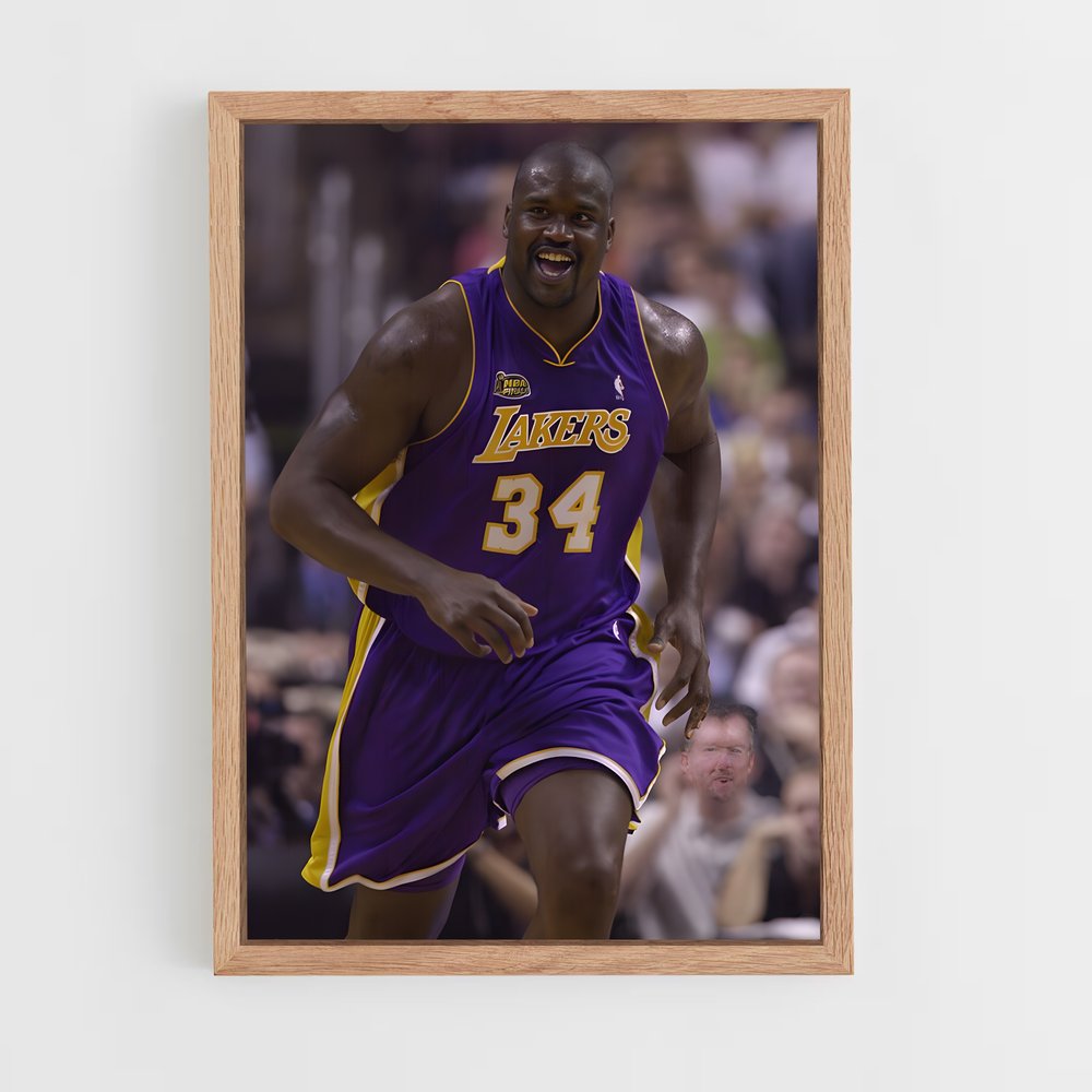 Poster Shaquille basket – affiche Basketball (vue 4)